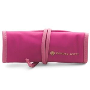NWT Kendra Scott Pink Travel Jewelry Roll